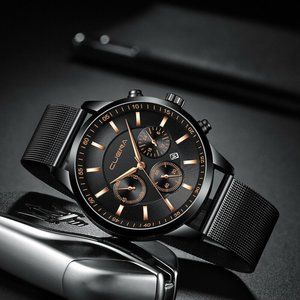 Waterproof Men's Watch Stainless Steel Quartz Luminous Classic W